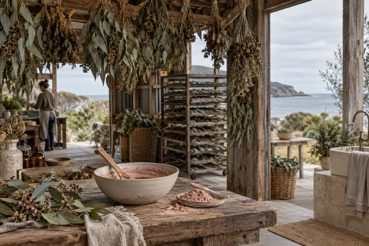 Native Australian clay masks for hormonal acne management