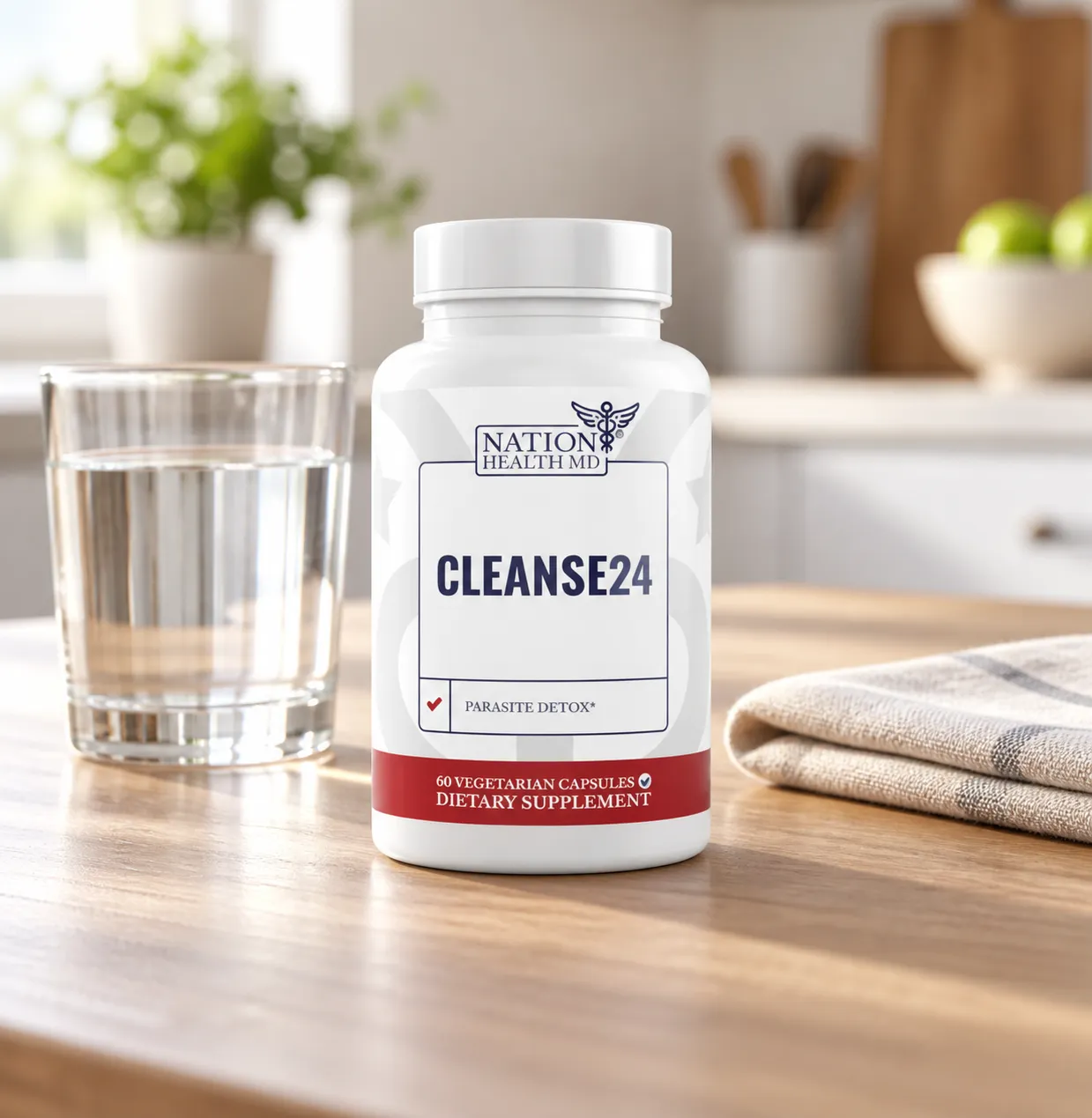 Cleanse 24 — the package in everyday use