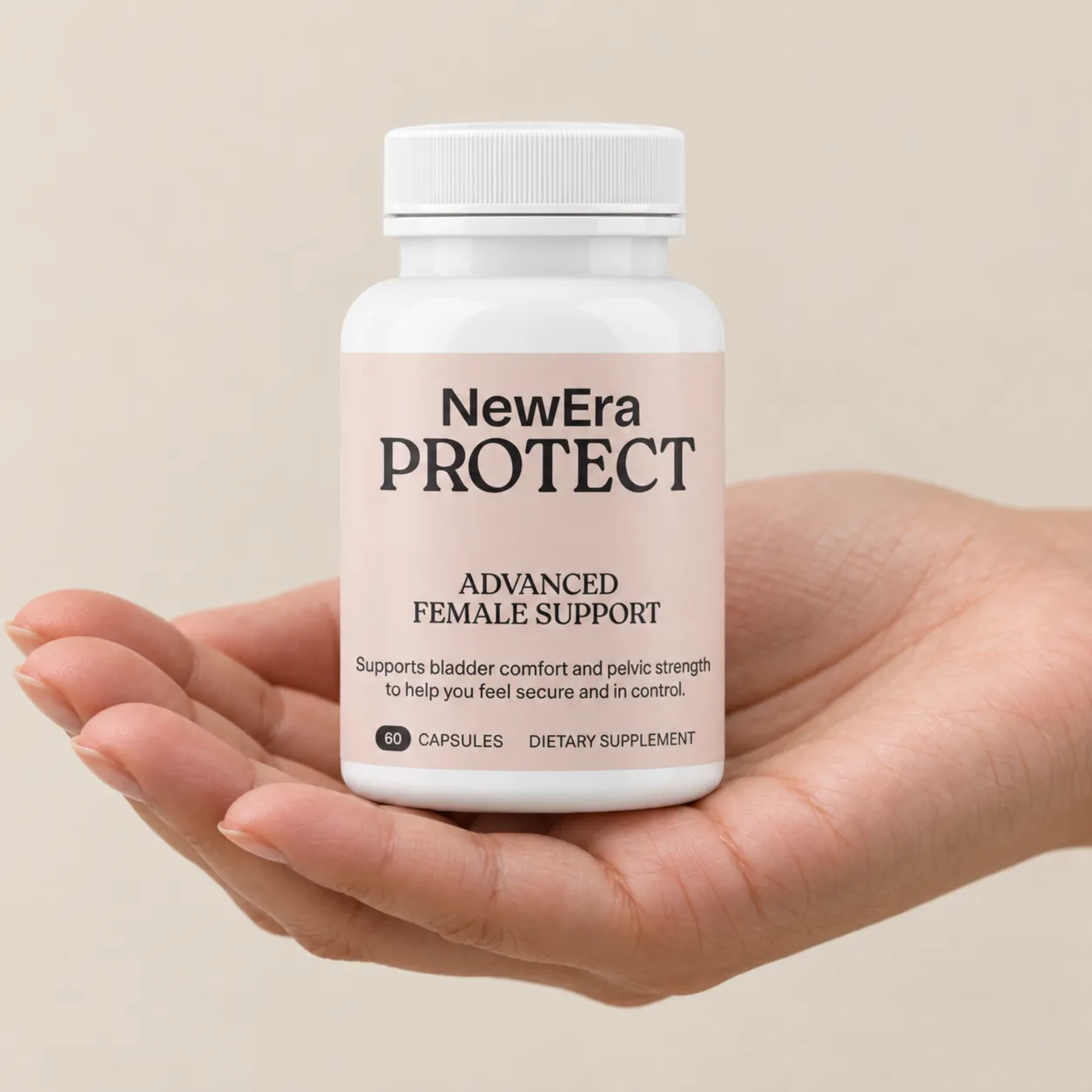 New Era Protect — the package held in a hand